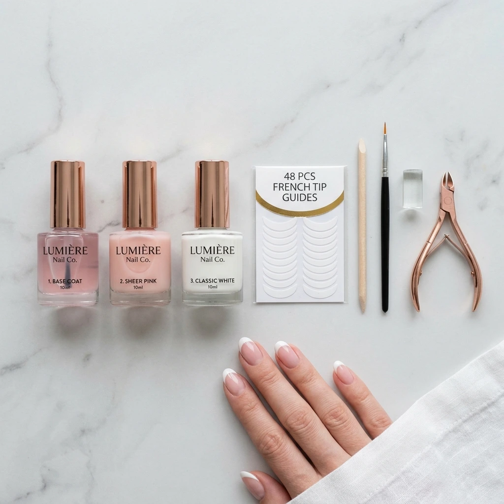 French tip nail kit
