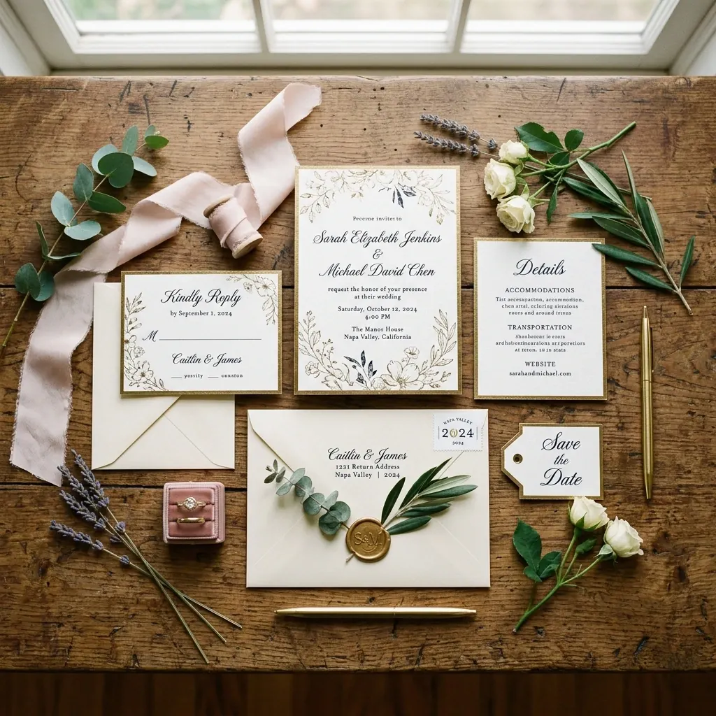 Wedding invitation kit