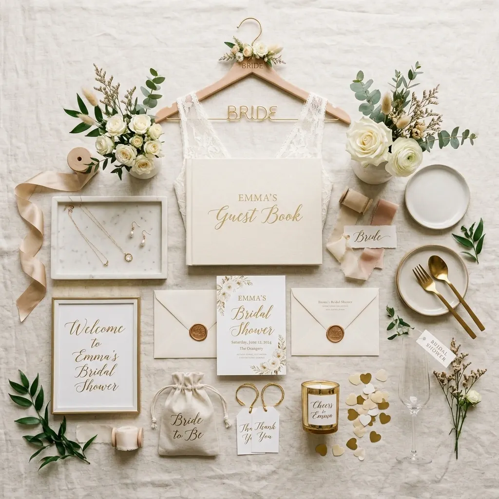 Bridal shower decoration kit
