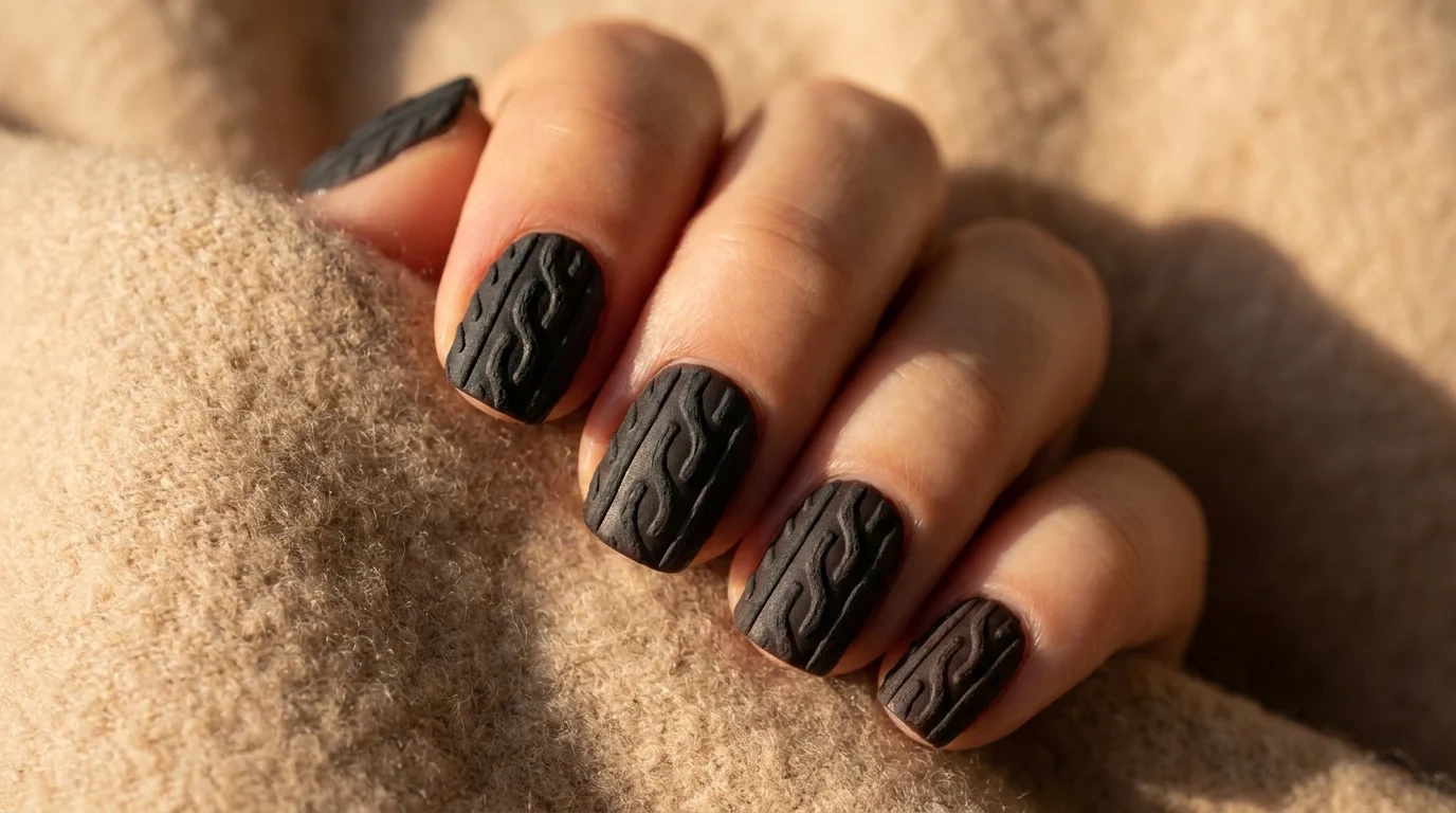 Sweater Nail Art