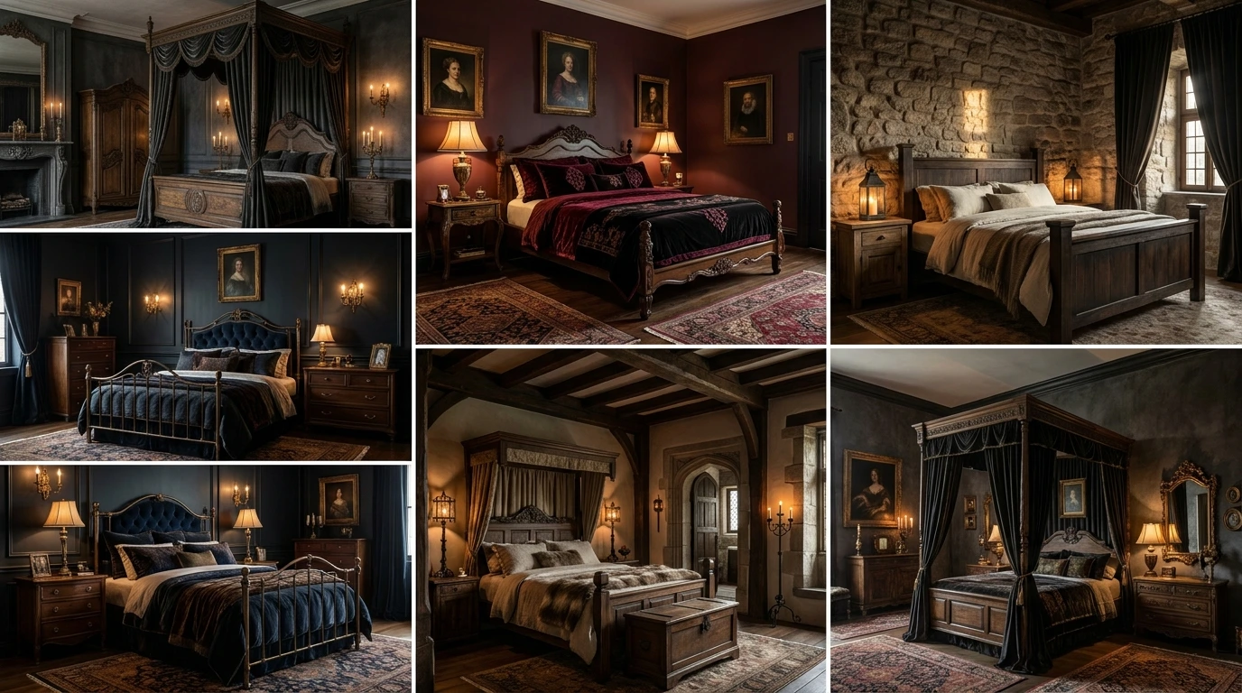 Vintage Moody Bedroom Ideas