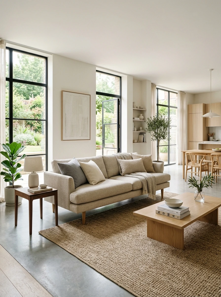 A Low-Slung Sofa That Makes a Room Feel Bigger