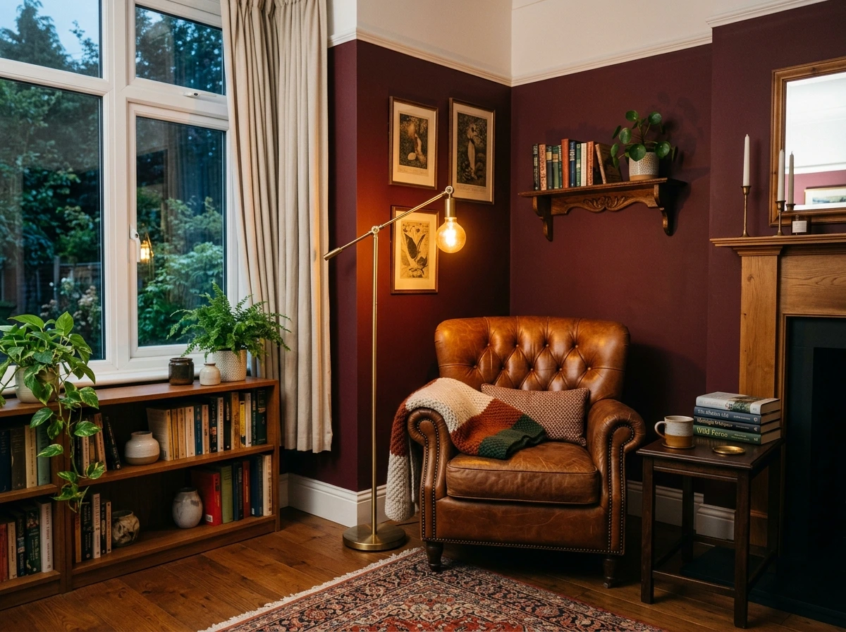 A Merlot Reading Corner for Nights You Don't Want to End