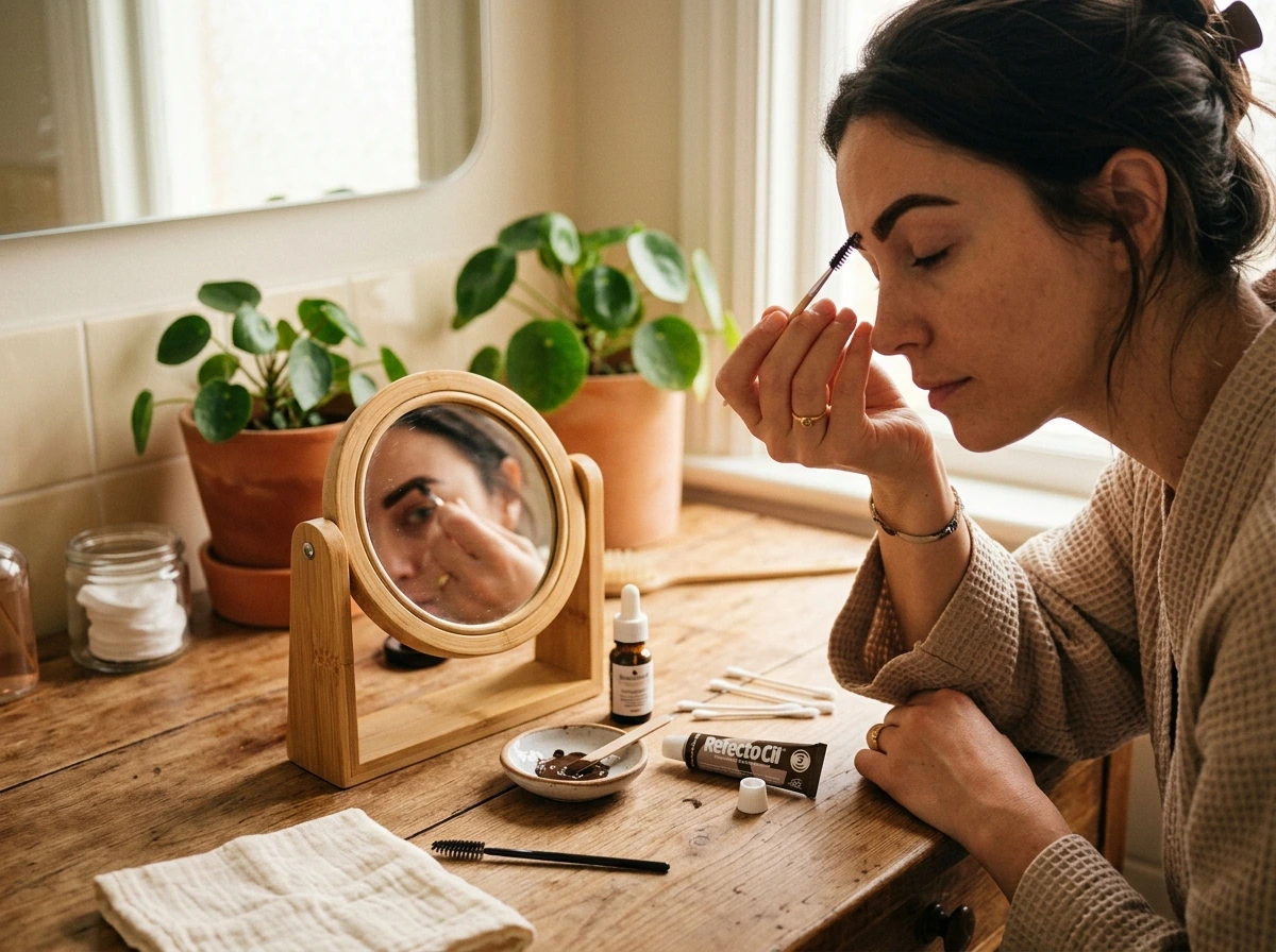 At-Home Brow Tinting and Shaping for Natural, Long-Lasting Results