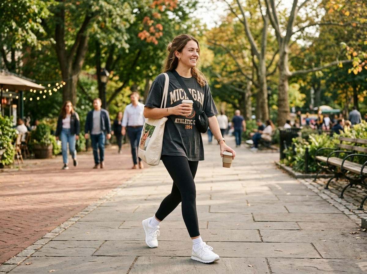 Athleisure Gym Outfit That Goes From Workout to Weekend