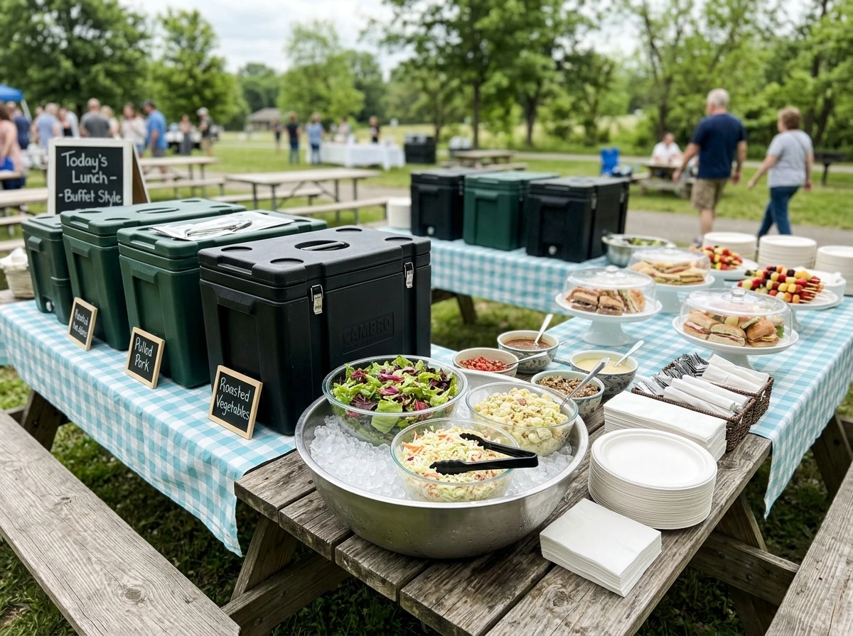 Backyard Party Food Stations That Keep Everything Fresh Outside
