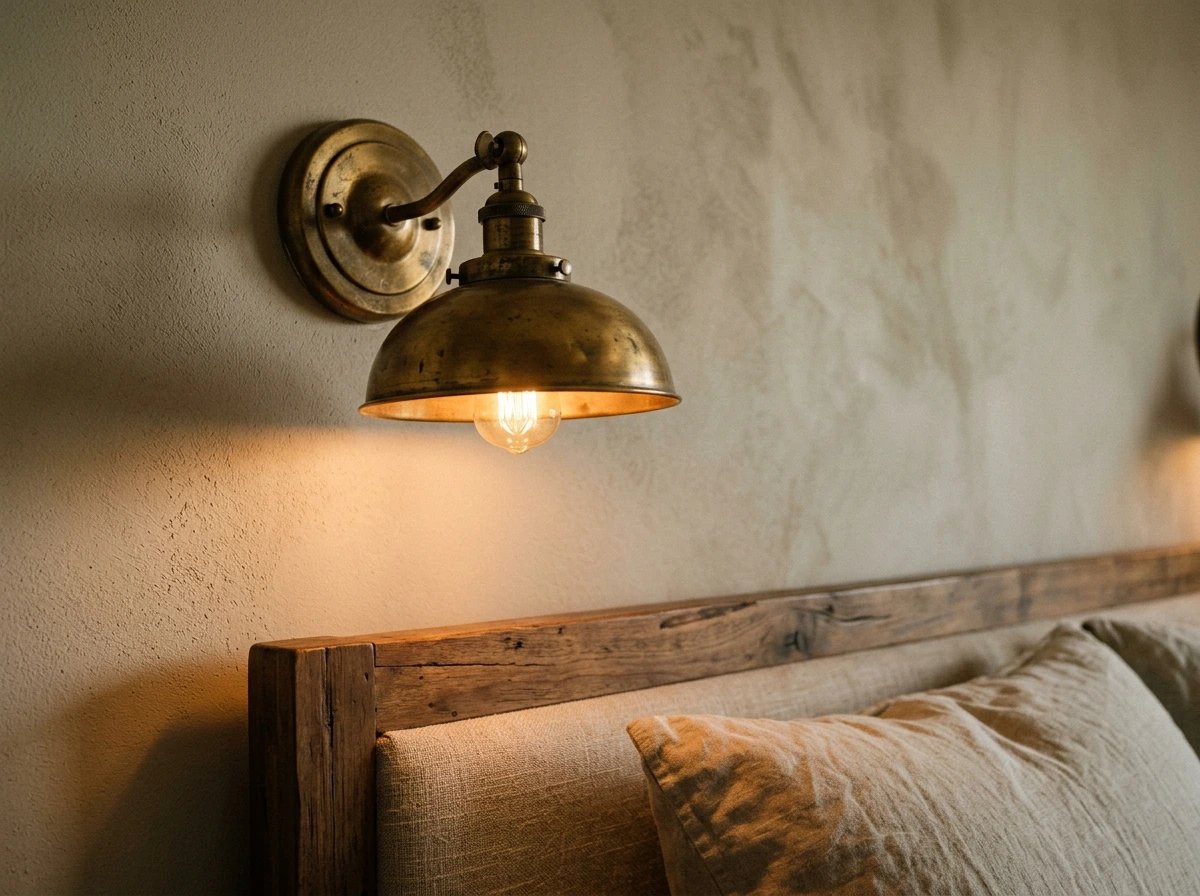 Brass Sconces That Replace Harsh Overhead Light