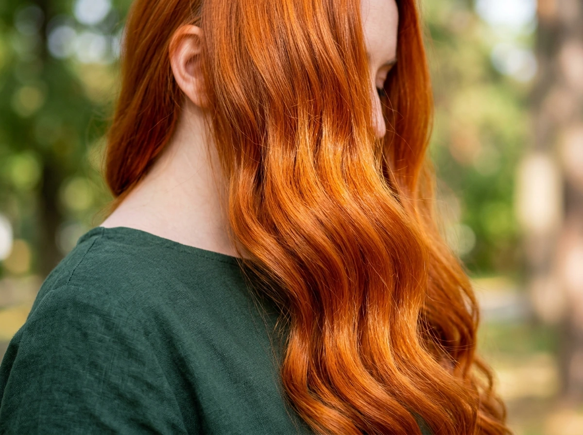 Bright Copper Long Hair Color for Maximum Impact