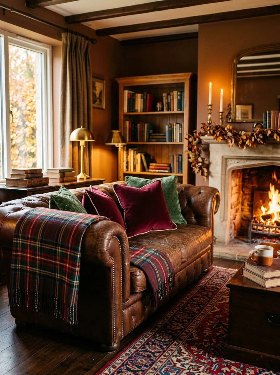 Burgundy and Tartan, the Seasonal Deepening