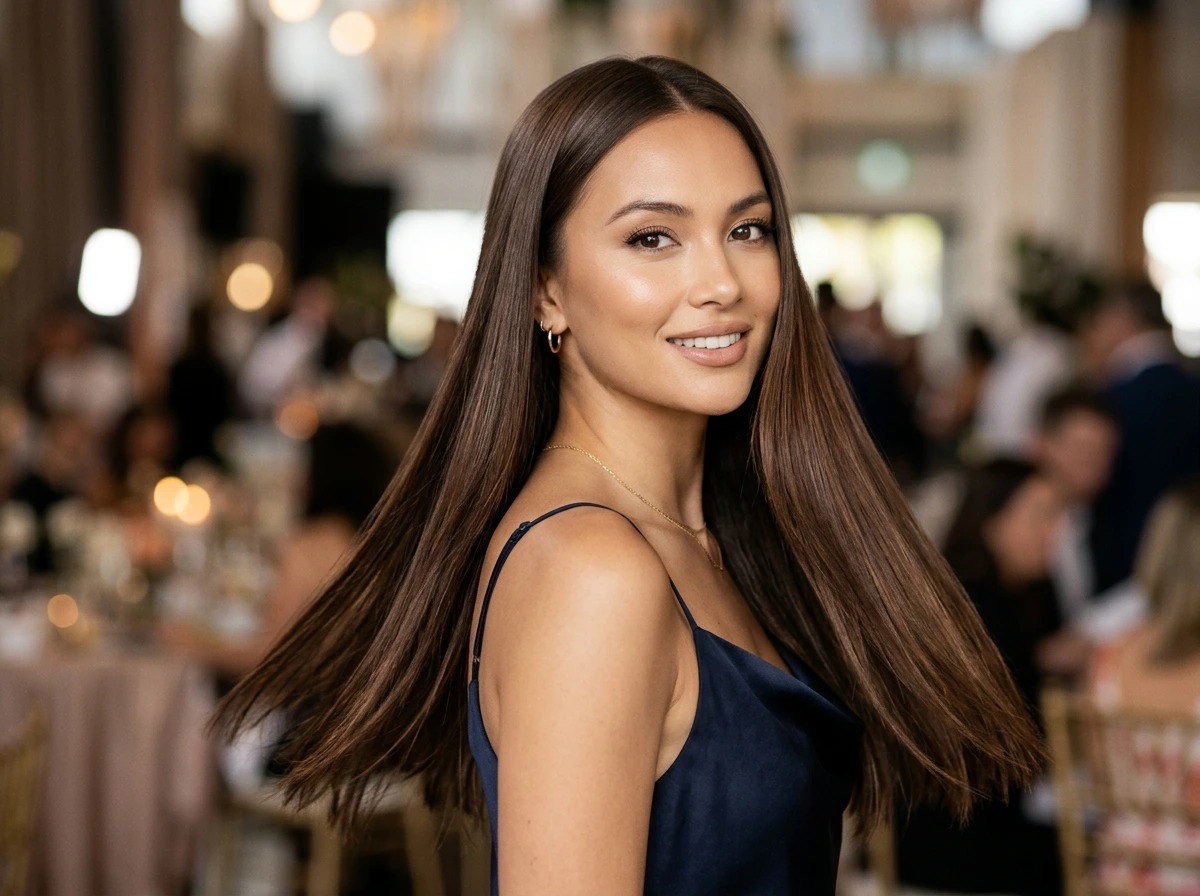 Can You Wear Your Hair Completely Down to a Wedding?