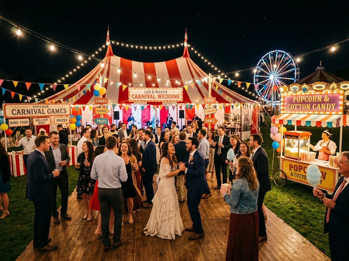 Carnival Themed: Popcorn, Games, and Big-Top Energy