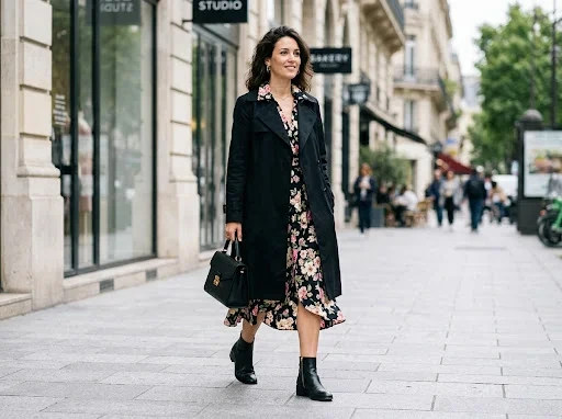 Classic Outfits With Black Trench: The All-Dark Combination Done Right