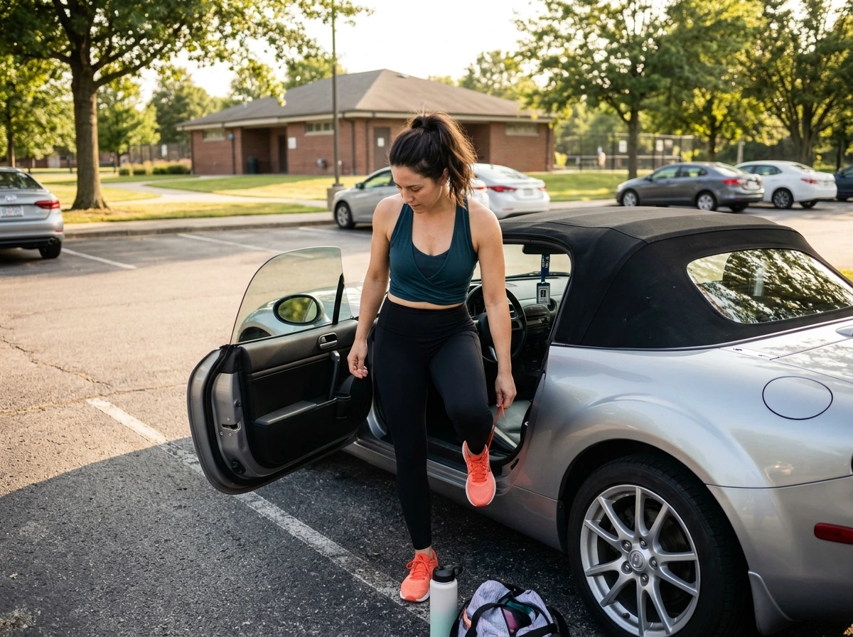 Cute Gym Outfit for Women Who Drive to the Gym and Hate Changing in the Car