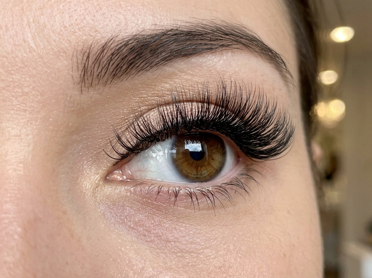 Doll Eye Lash Design for a Wide, Rounded Open-Eye Look