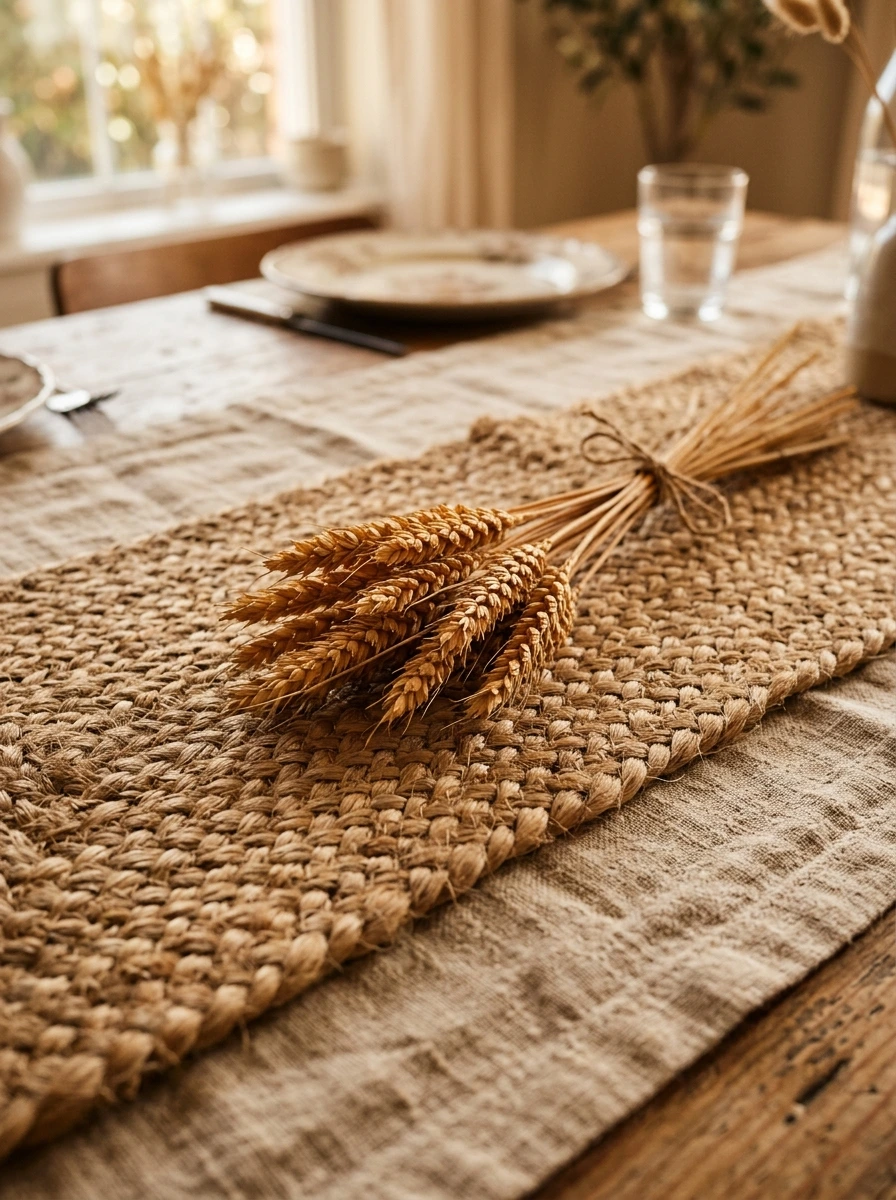 Entry: Layering the Runner for a Rustic Thanksgiving Table