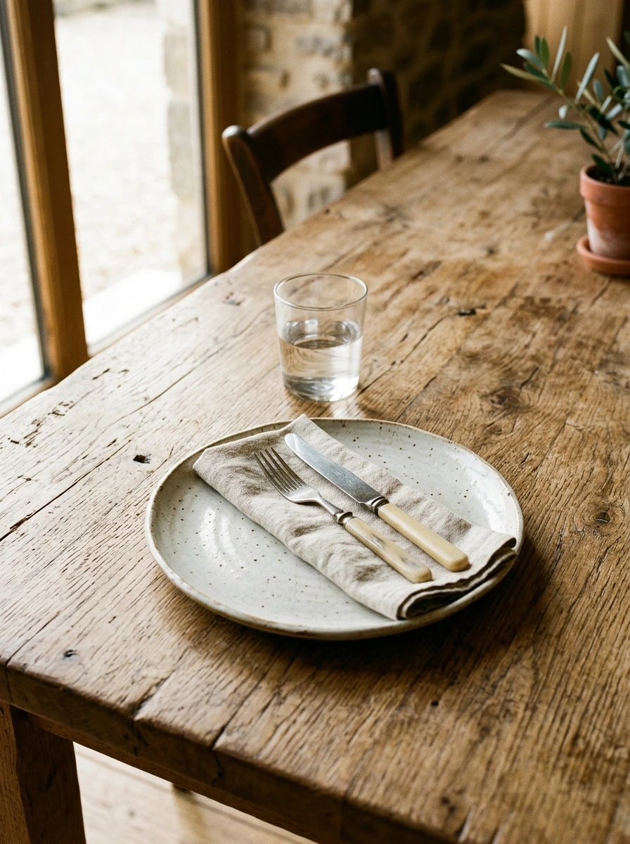 Entry: The Bare Thanksgiving Table That Needed Nothing But Wood
