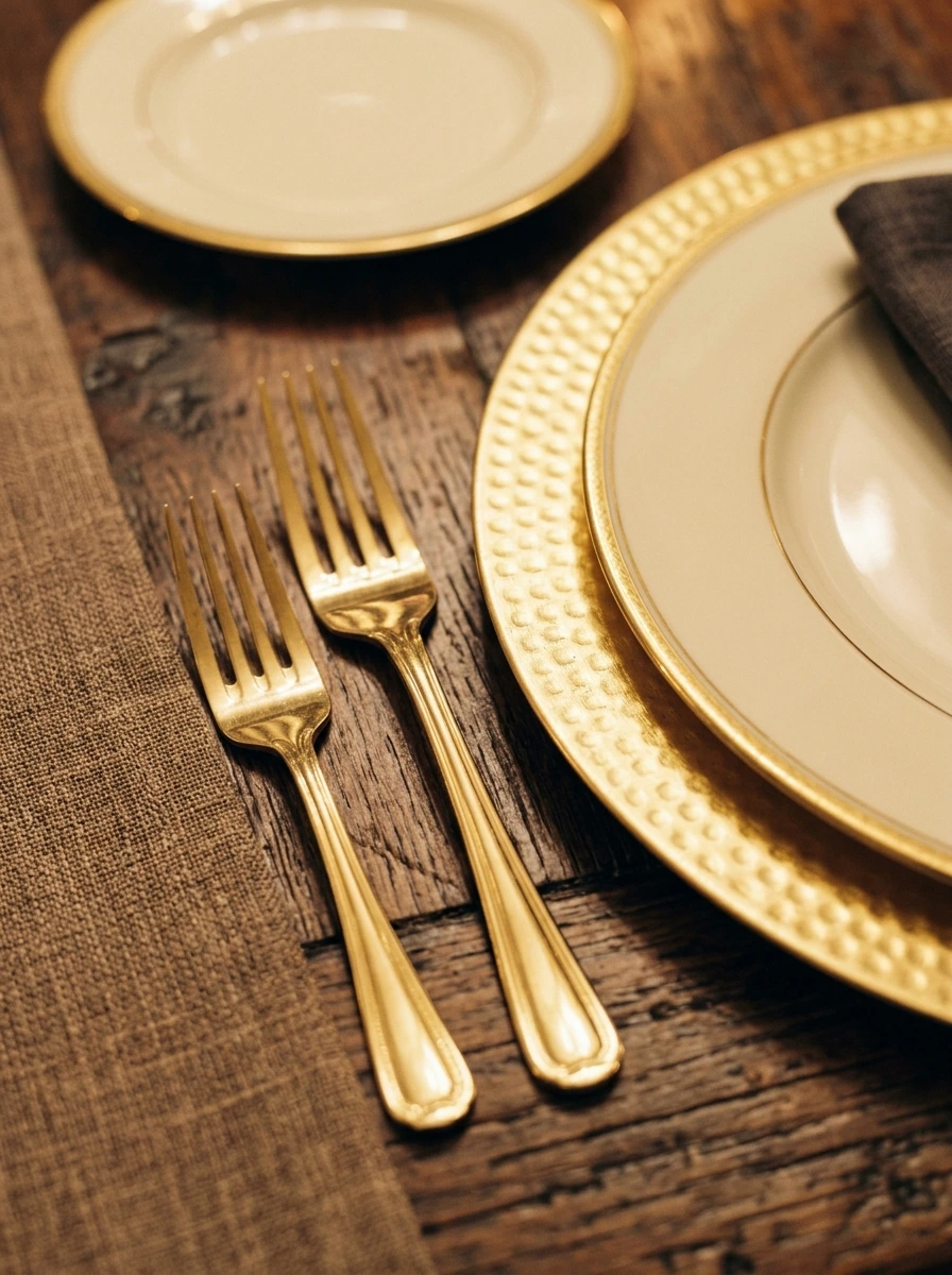 Entry: The Gold Charger That Makes Every Thanksgiving Place Setting Look Intentional