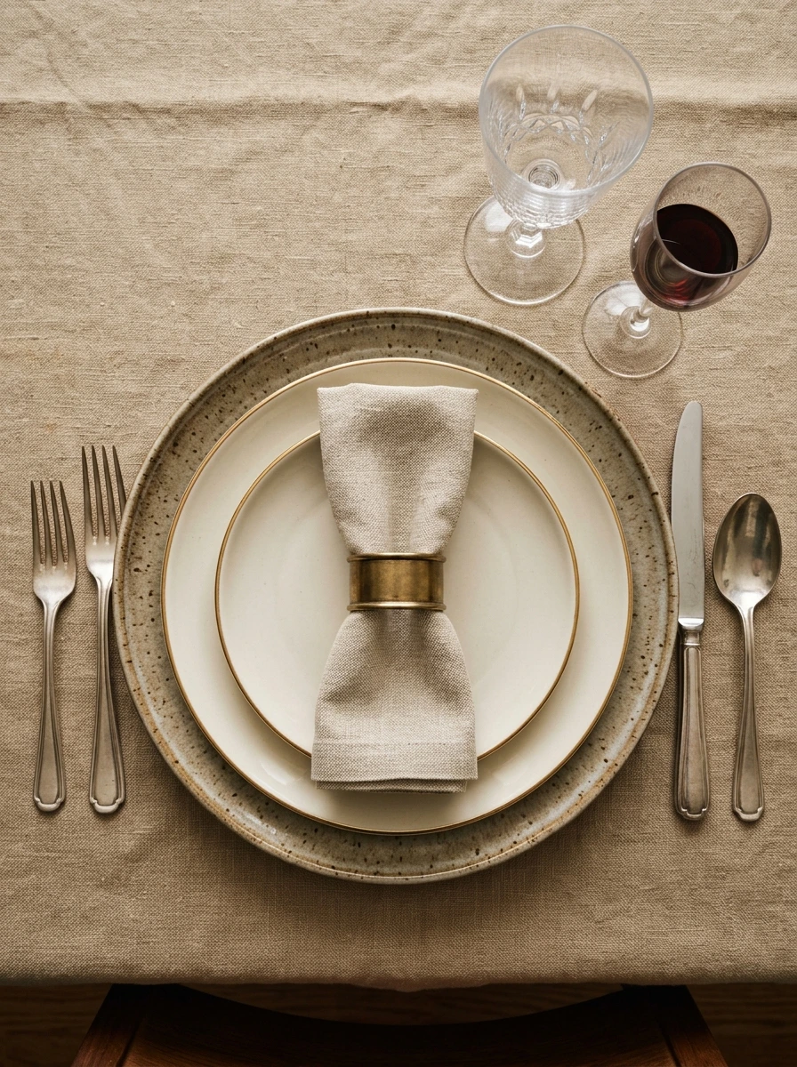 Entry: The Layered Thanksgiving Place Setting Stacking Order Nobody Tells You