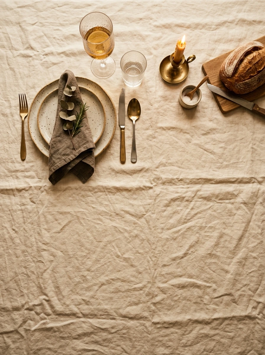 Entry: The Linen Thanksgiving Tablecloth Every Stylist Reaches For First