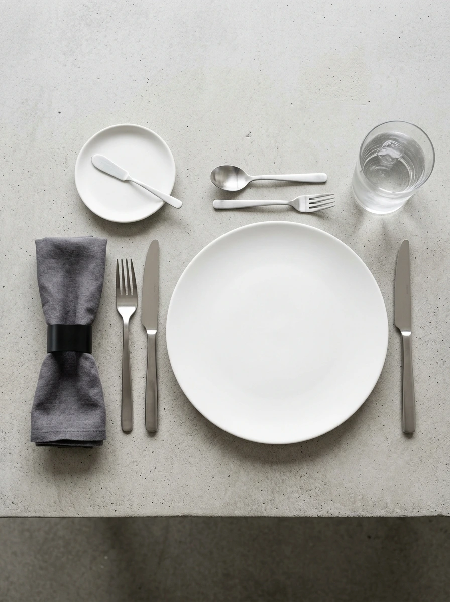 Entry: The Modern Thanksgiving Place Setting That Skips Every Extra Detail