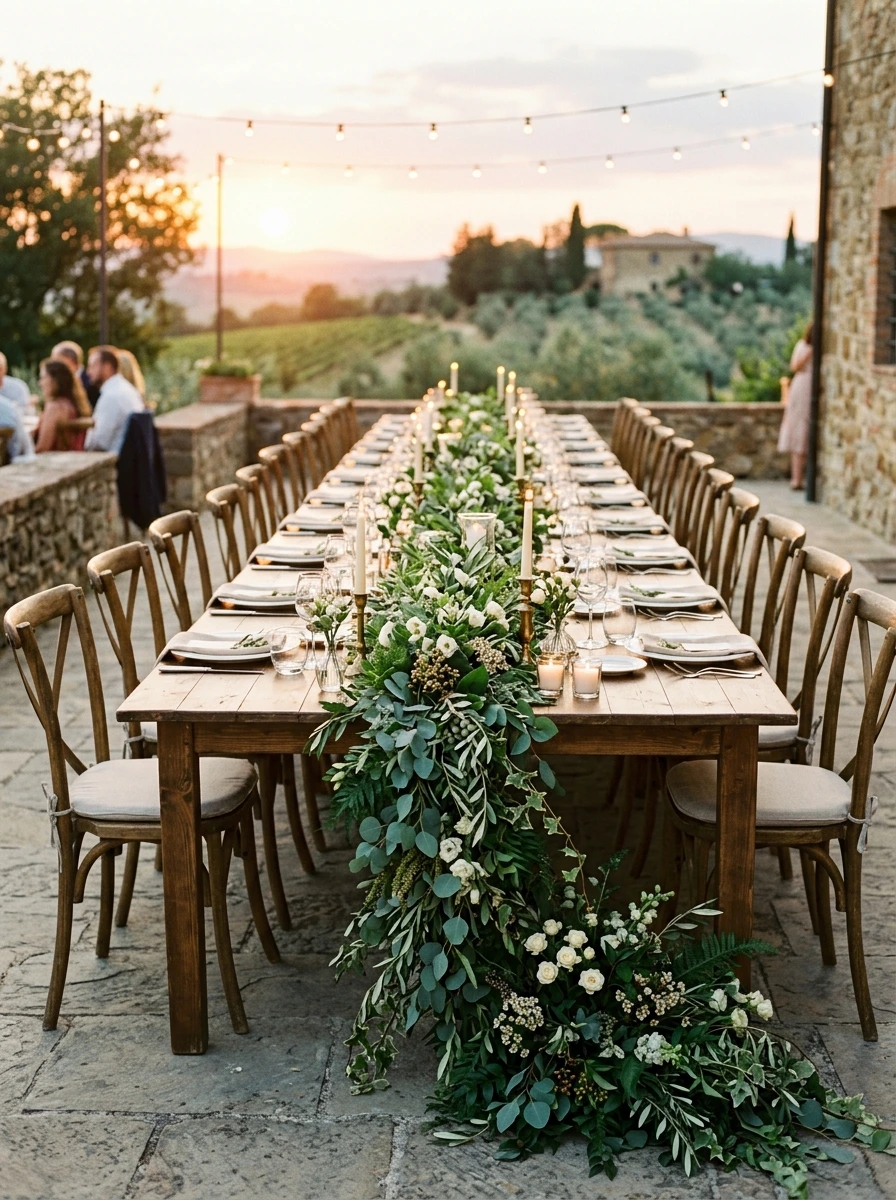 Entry: The Thanksgiving Table Garland Trick That Makes a Short Table Look Long