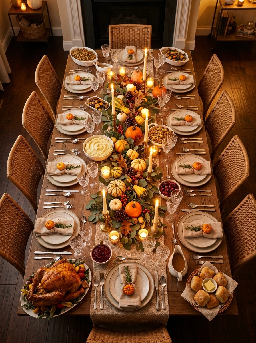 Entry: The Thanksgiving Table Photo I Take Before a Single Guest Sits Down