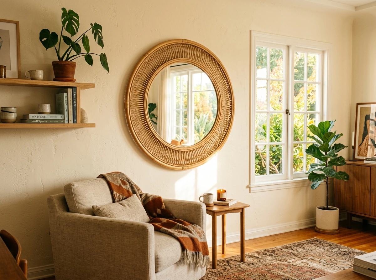 Hang a Mirror to Bounce the Warm Light Around