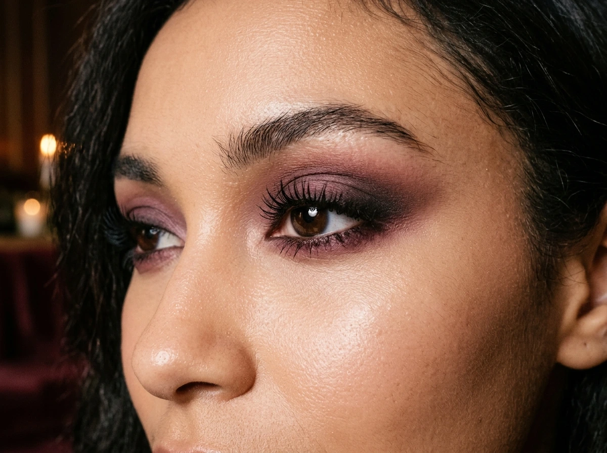 How a Soft Smoky Eye Turns Romantic for an Evening Ceremony