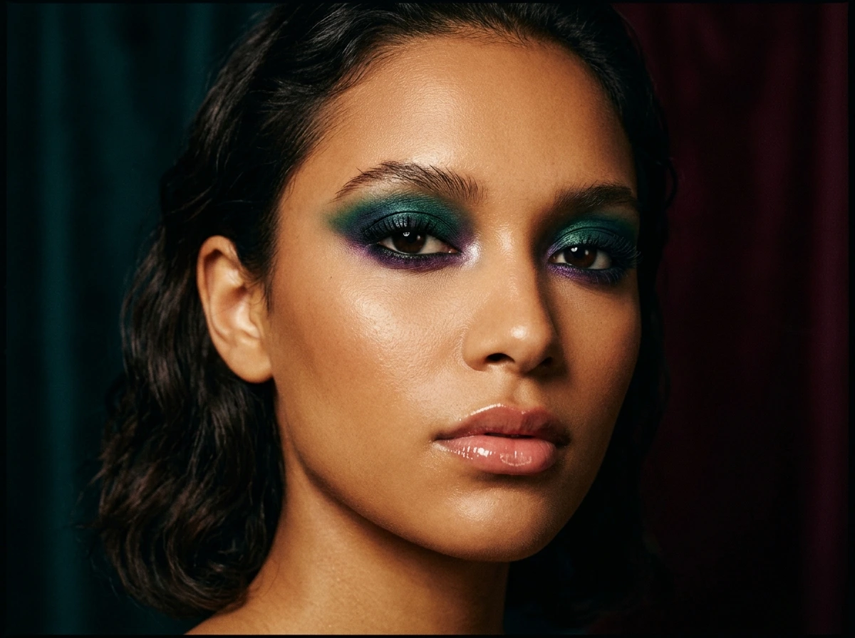 How Bold Eye Glam Finds Its Balance With a Naked Lip