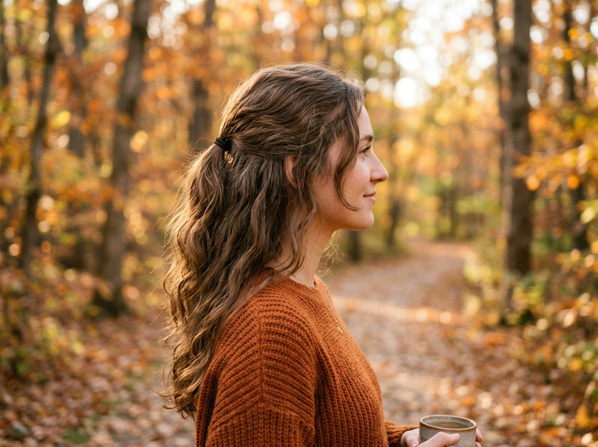 How Much Hair Should Go Up in a Half-Up Style?