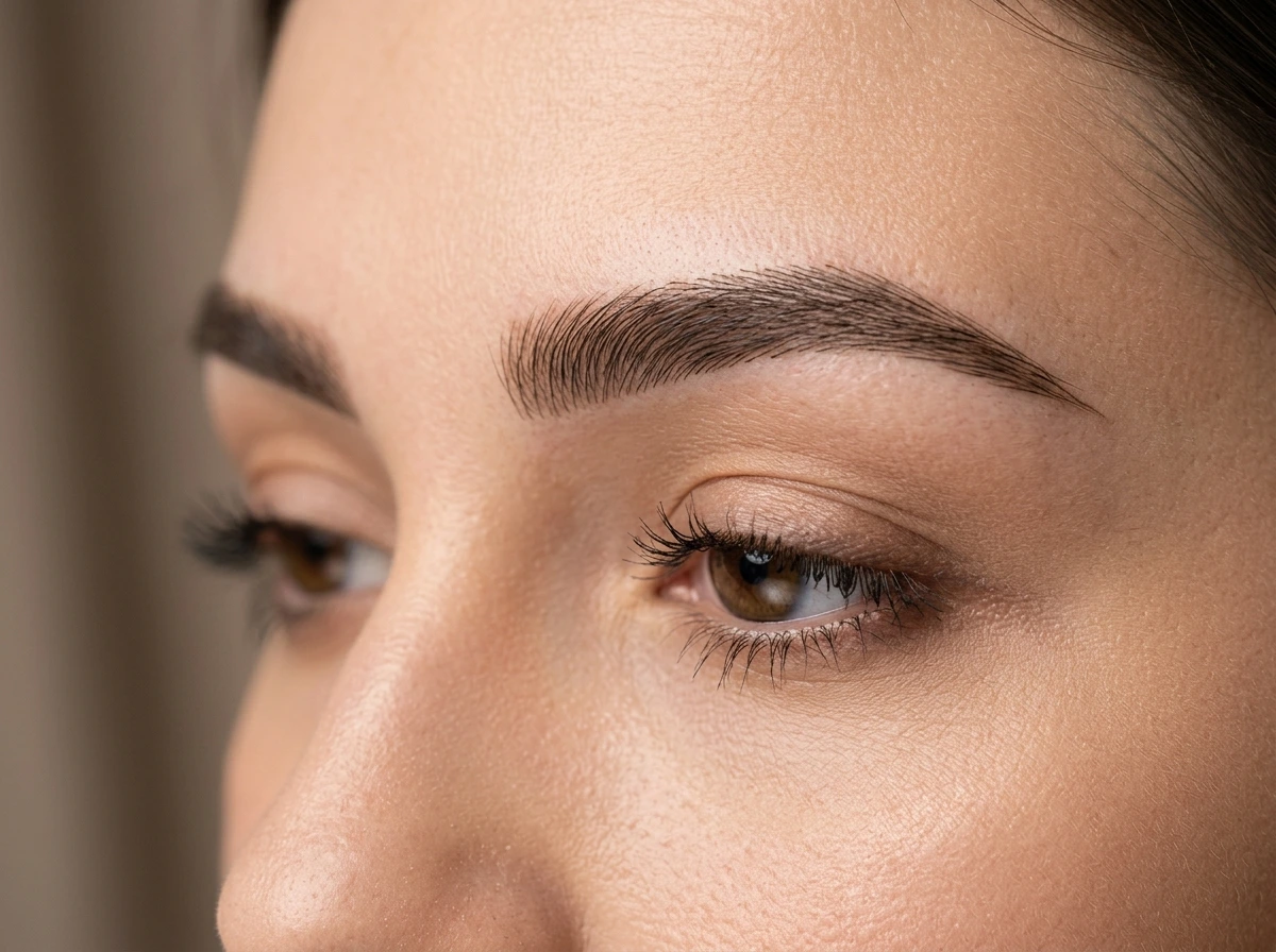 Microblading Eyebrow Design for Brows That Never Fully Grew In