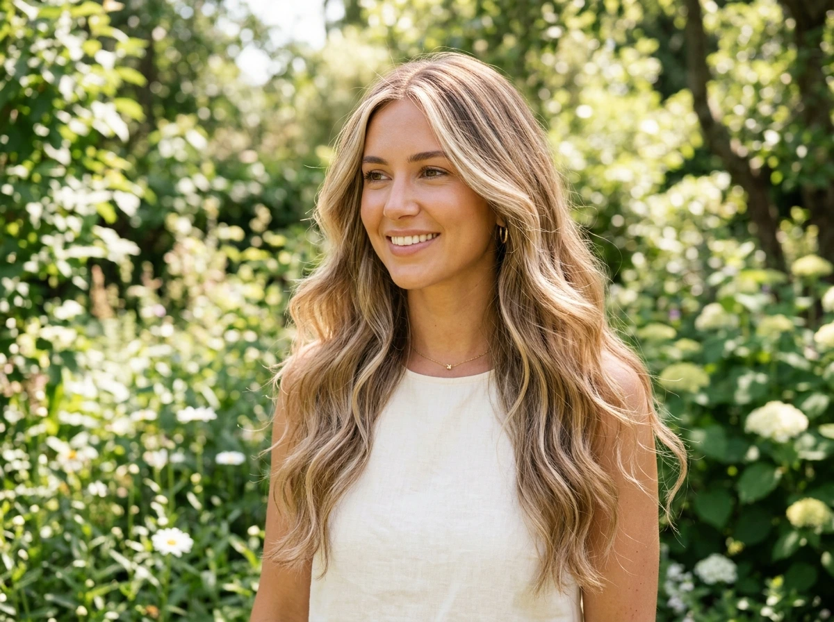 Natural-Looking Blonde Highlights on Long Hair: What Separates Them From Obvious Color