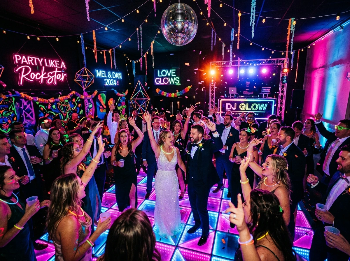 Neon Glow: Dance-All-Night Energy