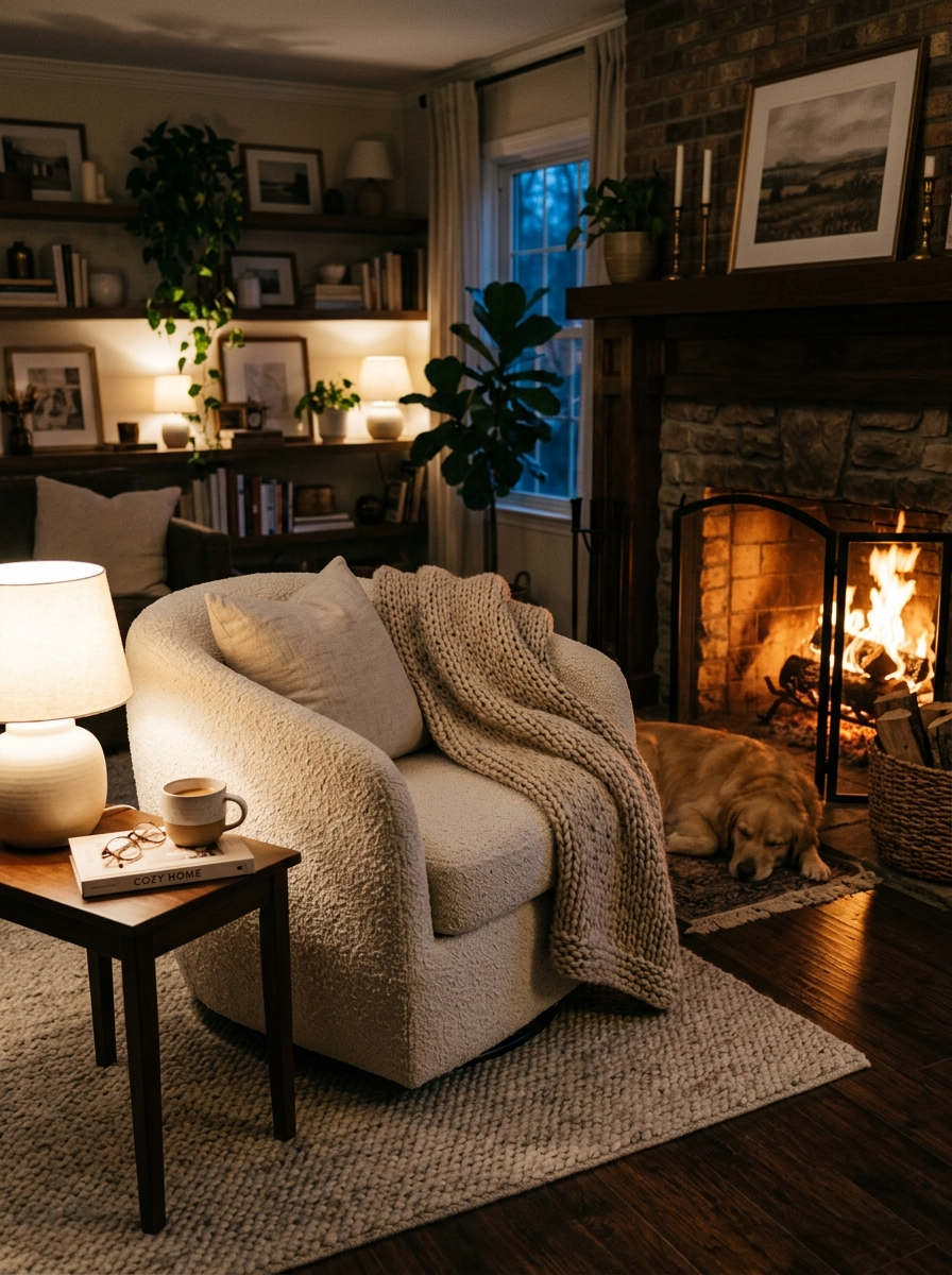 One Armchair, Angled Right, Changes the Whole Room