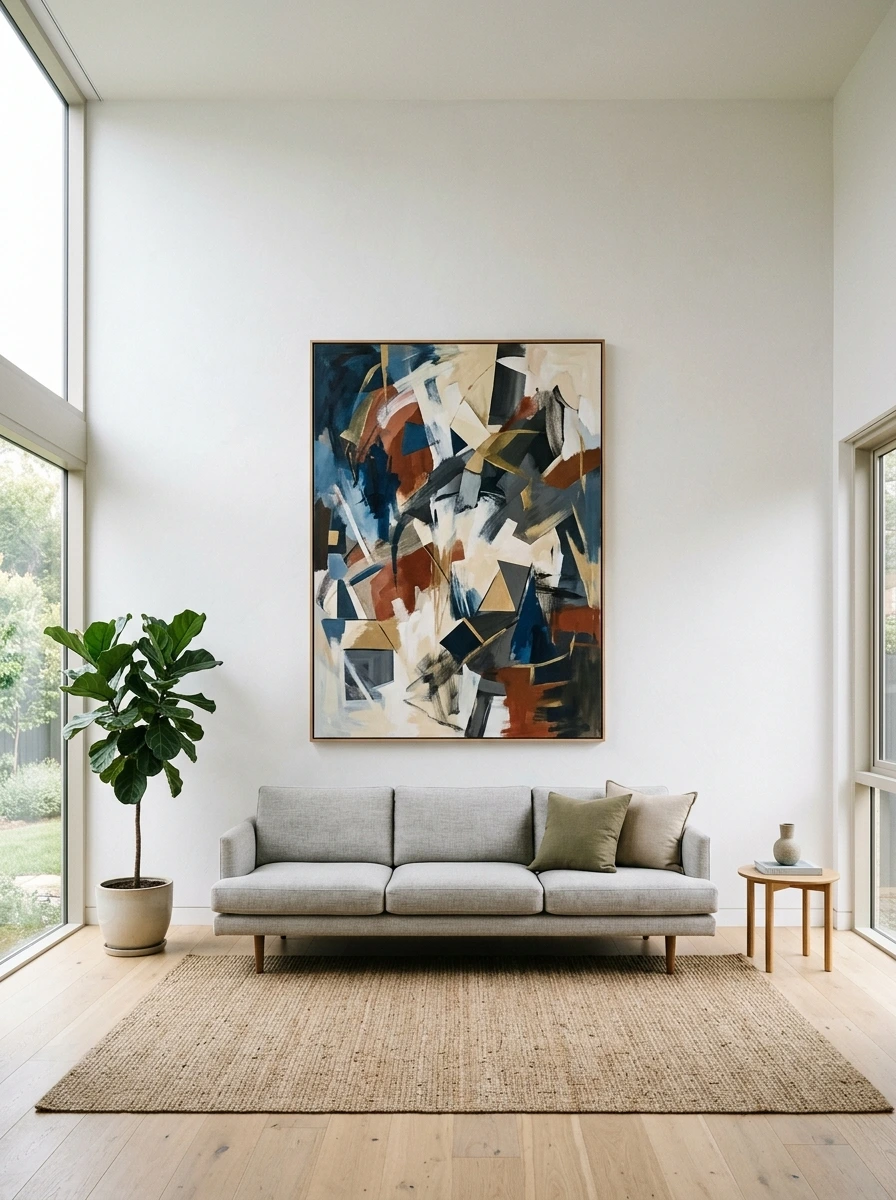 One Statement Art Piece Instead of a Gallery Wall