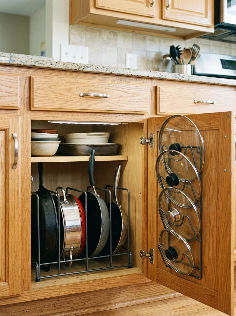 Pot and Pan Organization That Ends the Cabinet Avalanche