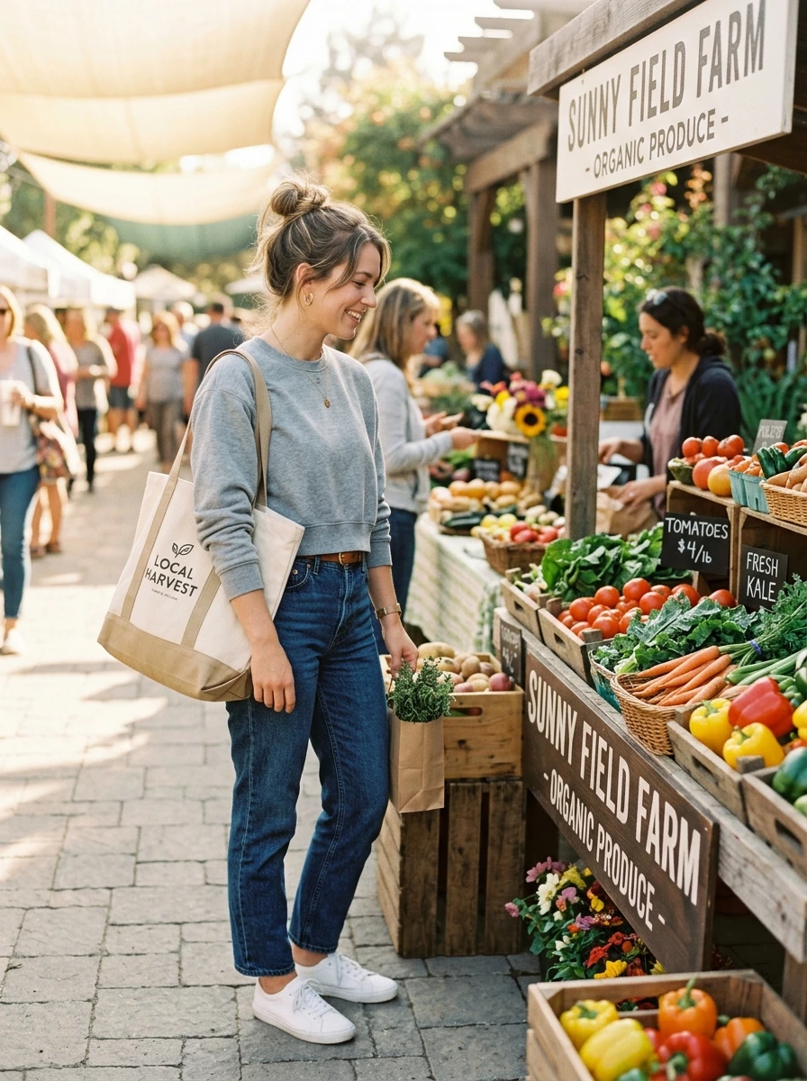 Proof a Sweatshirt and Jeans Outfit Can Still Look Intentional