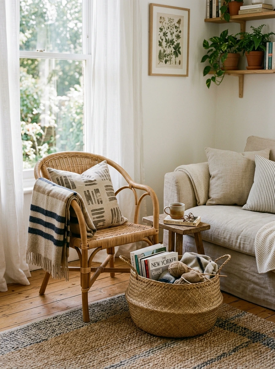 Rattan and Wicker for Texture Without Weight