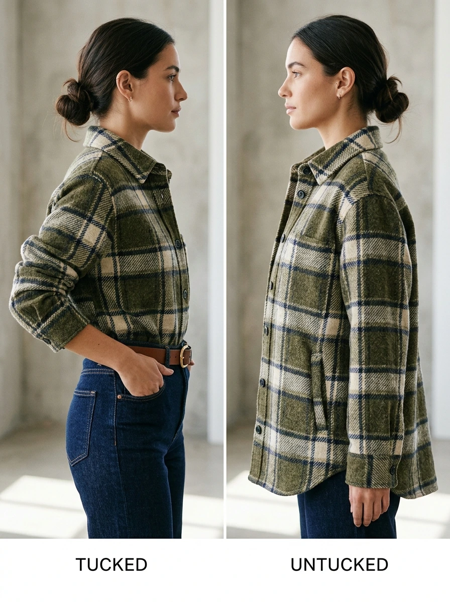 Shacket Tucked vs Untucked: The Verdict After Testing Both on Real Bodies