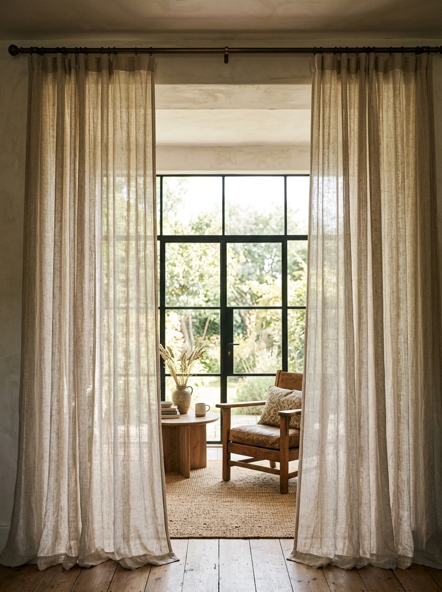 Sheer Curtains That Let the Room Breathe