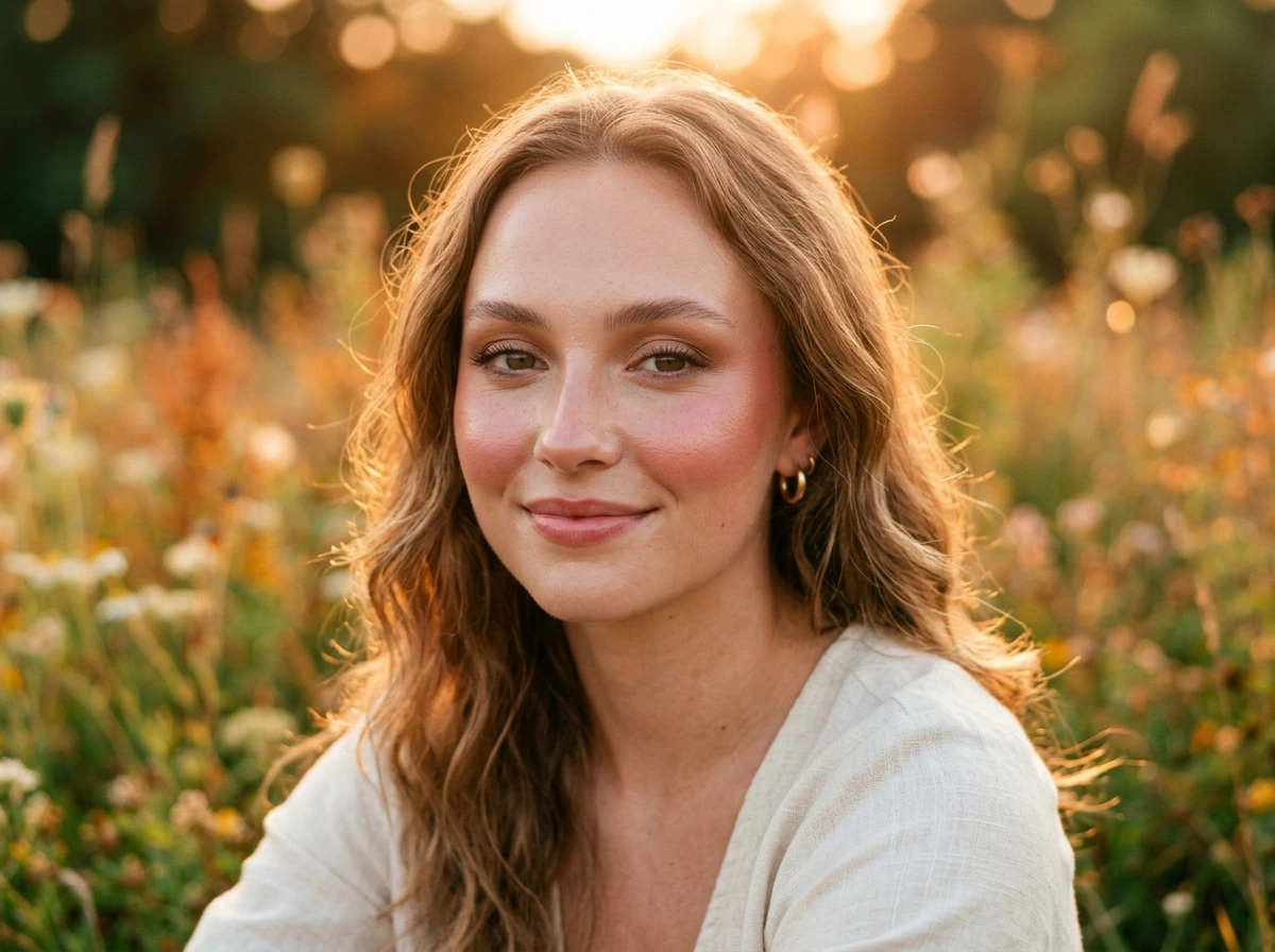 Soft Wedding Makeup in Warm Rose Tones Takes Over for Fall