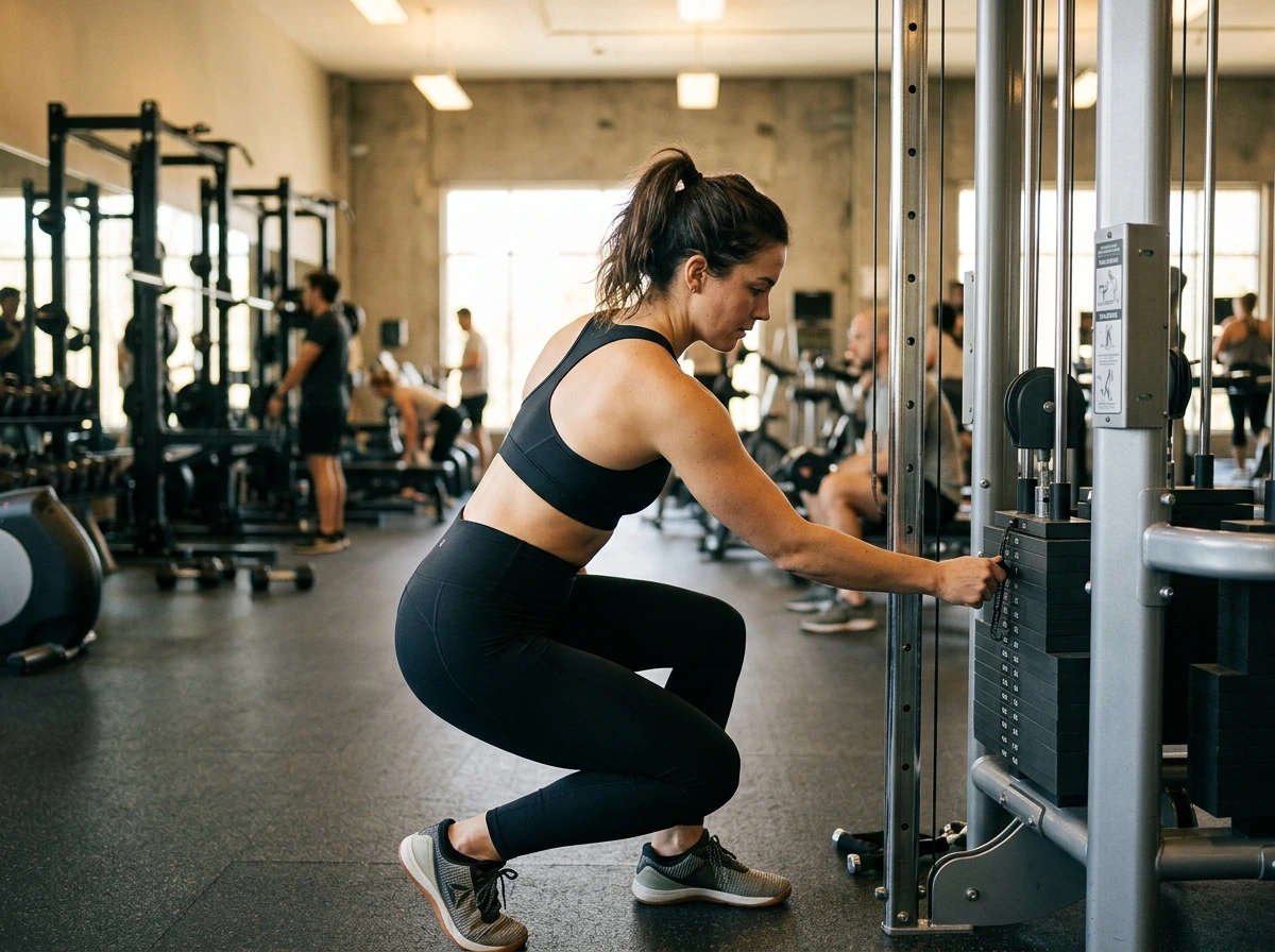 Sports Bra and High Waist Leggings - the Gym Floor Classic