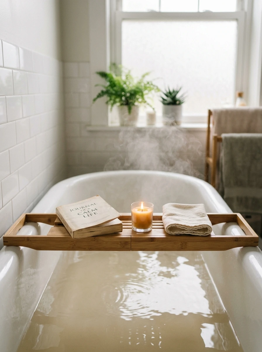 Styling a Bath Tray That Actually Gets Used, Not Just Photographed