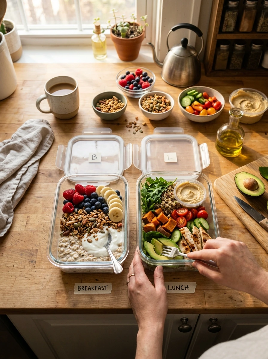 The 10-Minute Morning Meal Prep That Sets Up Lunch Too