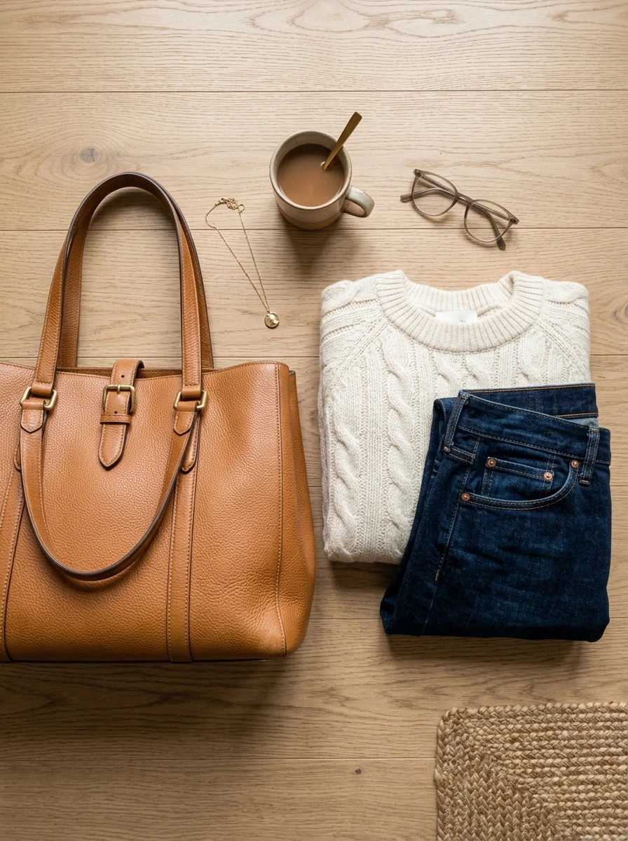 The Accessories That Elevate a Sweater and Jeans Outfit Instantly