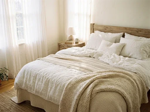 The All-Brown Bed That Should Not Work and Somehow Does