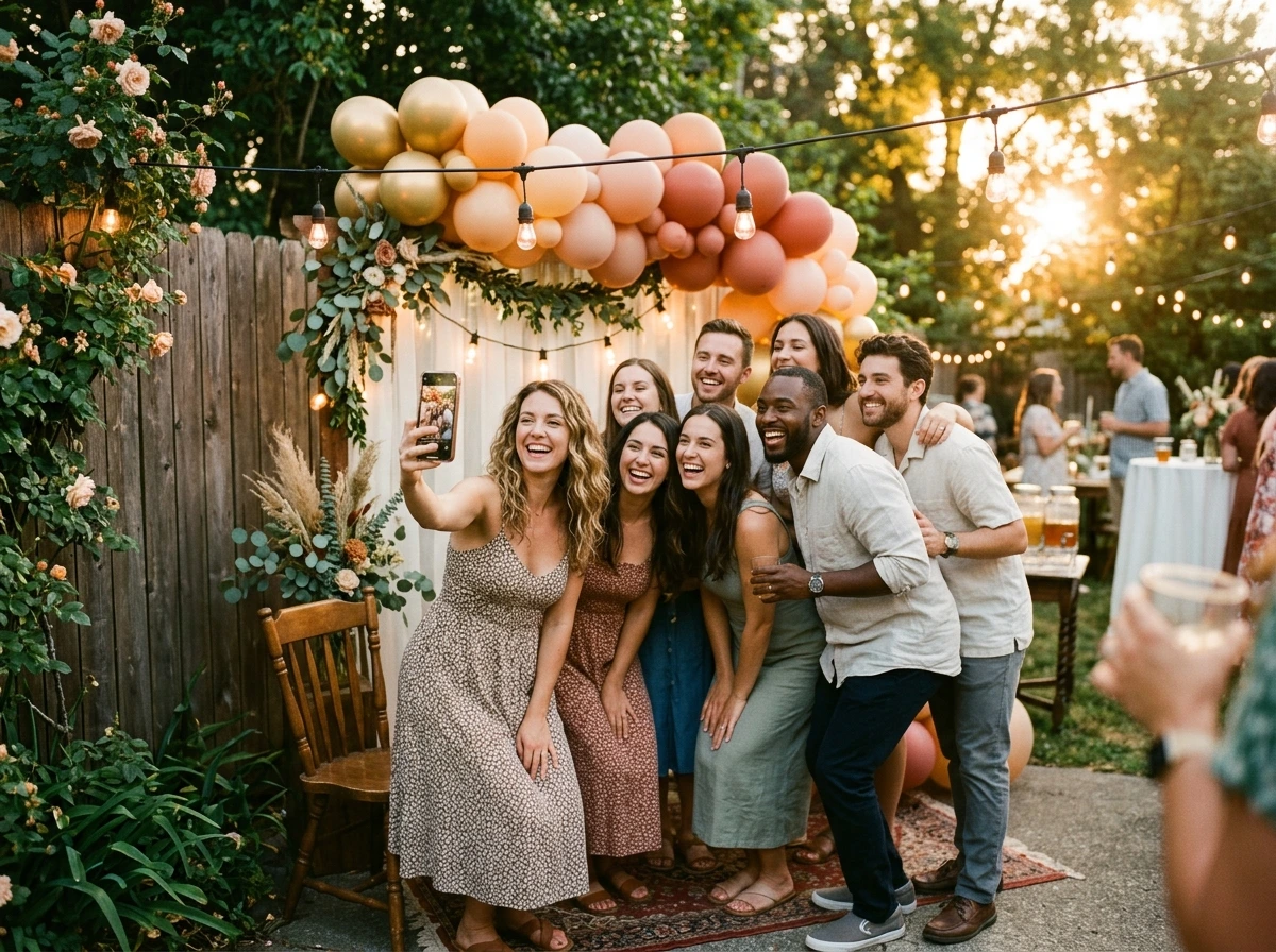 The Backyard Party Photography Setup That Captures the Evening