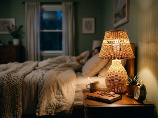 The Bedside Lamp Height That Actually Flatters a Room