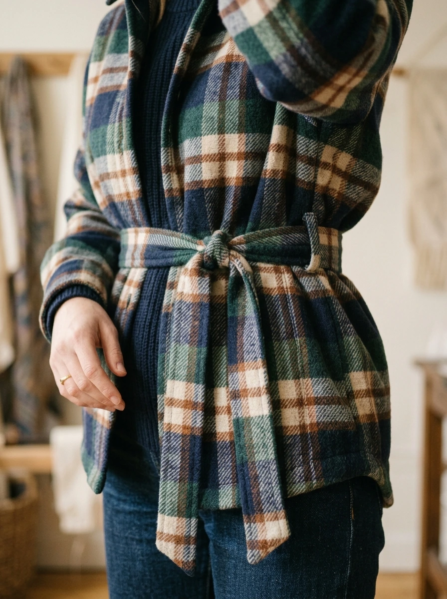 The Belted Shacket Technique: When the Belt Transforms the Silhouette Entirely