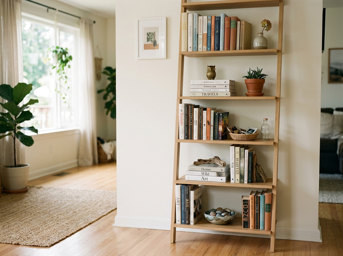 The Bookshelf That Becomes Part of the Aesthetic, Not Just Storage